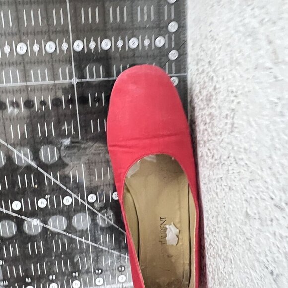 Yves Saint Laurent Women Size 7.5M Red Chilli Ballet Slip On Flat Shoes - Picture 16 of 16